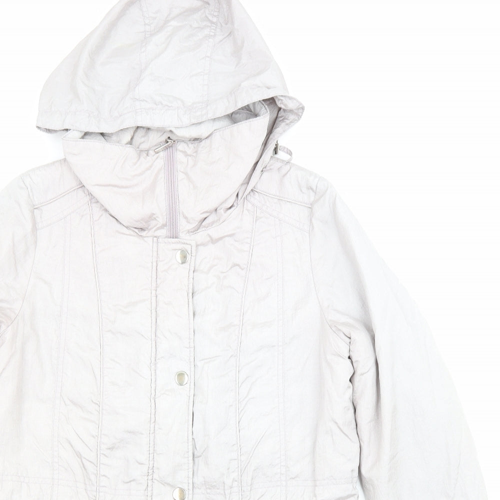 Womens UK Size 12 Bonmarché Grey Parka Coat