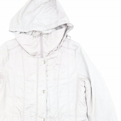 Womens UK Size 12 Bonmarché Grey Parka Coat