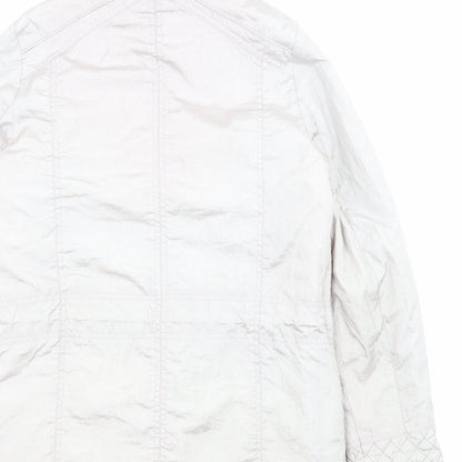 Womens UK Size 12 Bonmarché Grey Parka Coat