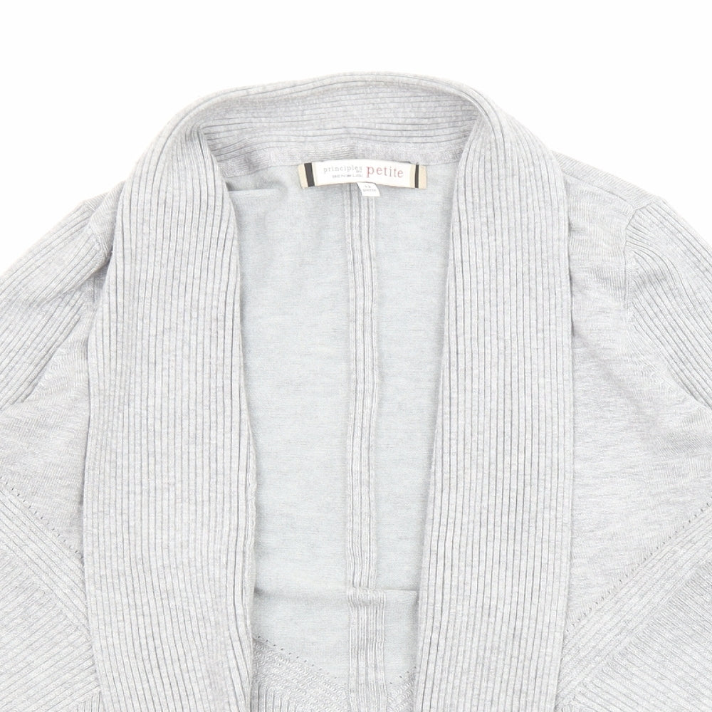 Womens UK Size 12 Principles Grey Cardigan Jumper