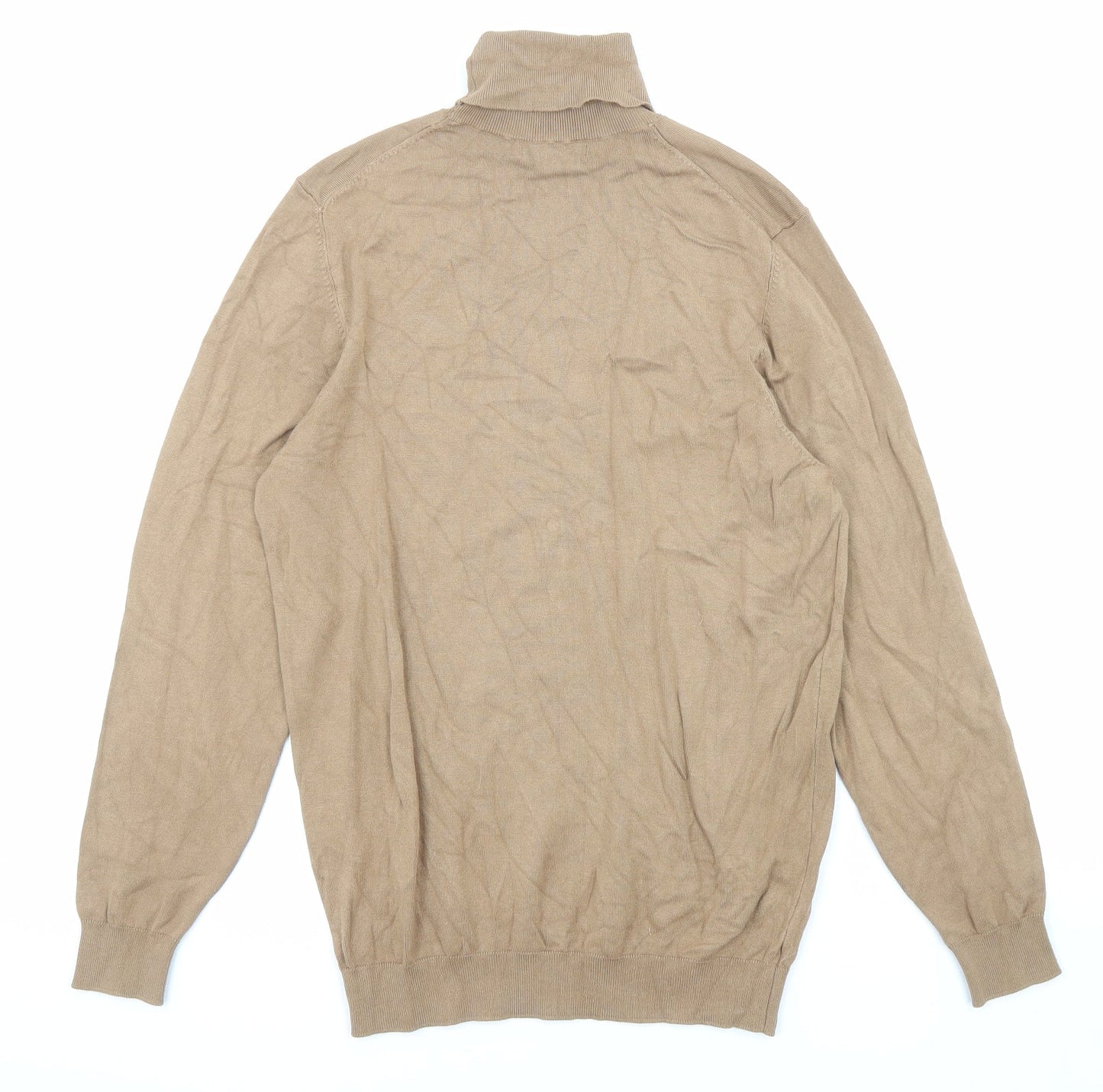 Womens UK Size S Zara Beige Pullover Jumper