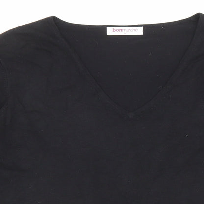 Womens UK Size M Bonmarché Black Pullover Jumper