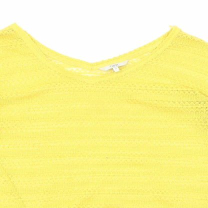 Womens UK Size 10 NEXT Yellow Pullover Jumper