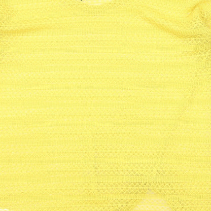 Womens UK Size 10 NEXT Yellow Pullover Jumper