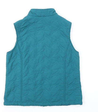 Womens UK Size 10 EWM Green Gilet