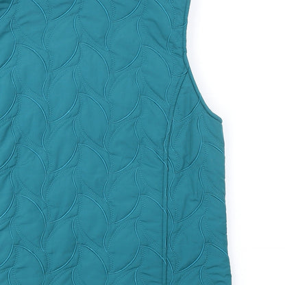 Womens UK Size 10 EWM Green Gilet
