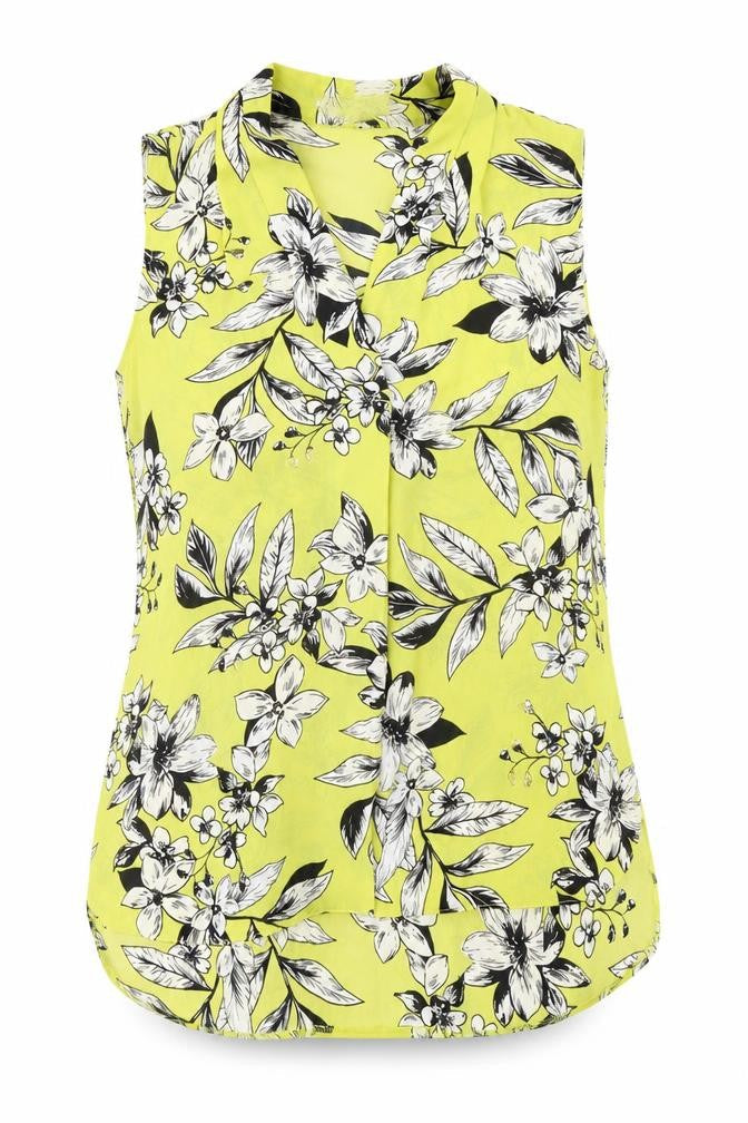 Womens UK Size 10 Debenhams Green Camisole Blouse