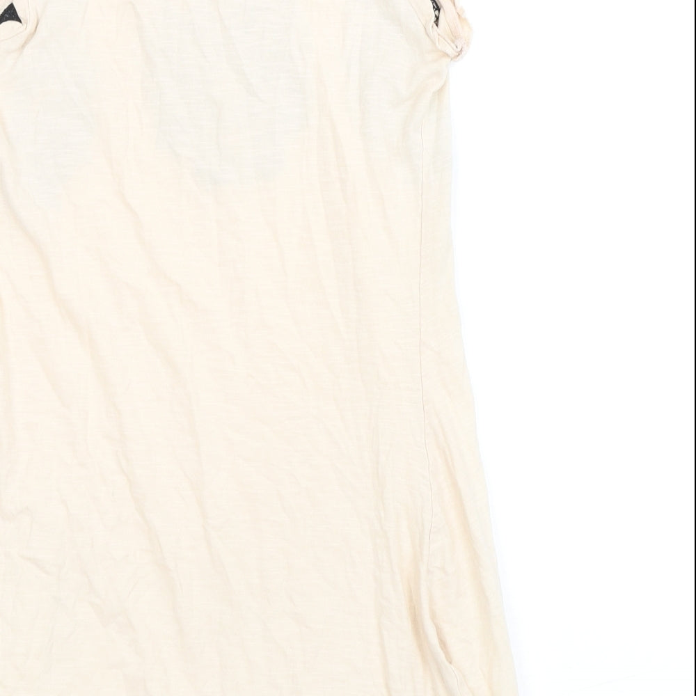 Womens UK Size 8 Dorothy Perkins Ivory Tunic Tank
