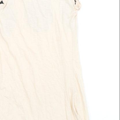Womens UK Size 8 Dorothy Perkins Ivory Tunic Tank