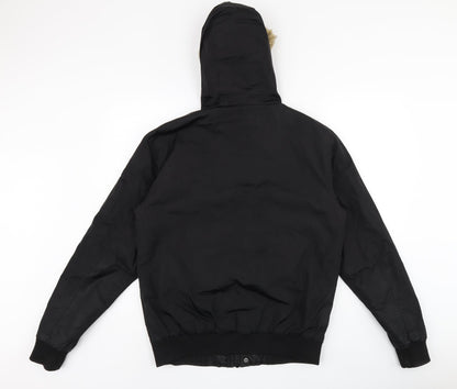 Mens UK Size M French Connection Black Bomber Jacket