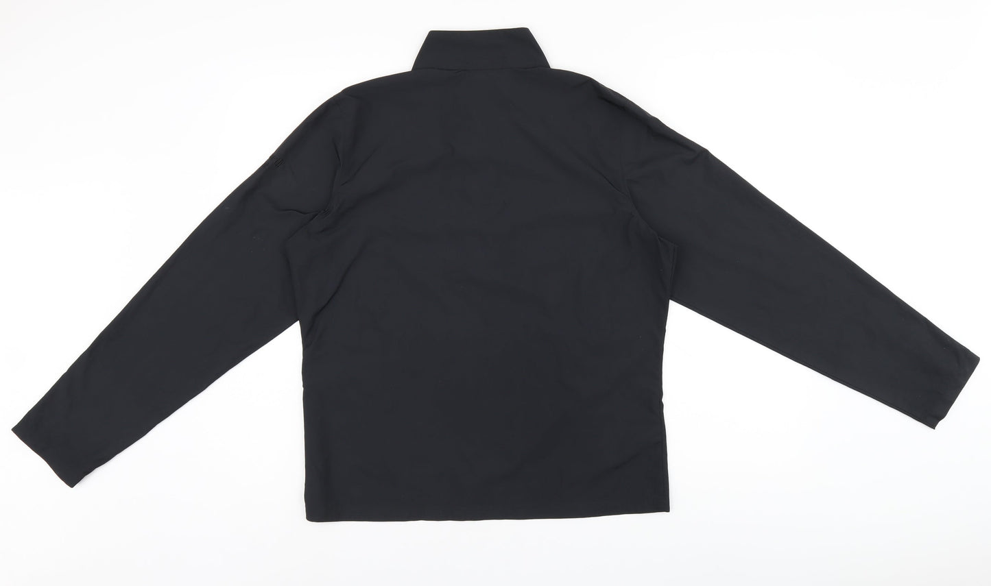 Ashworth Womens Black Polyester Pullover Sweatshirt Size S Zip