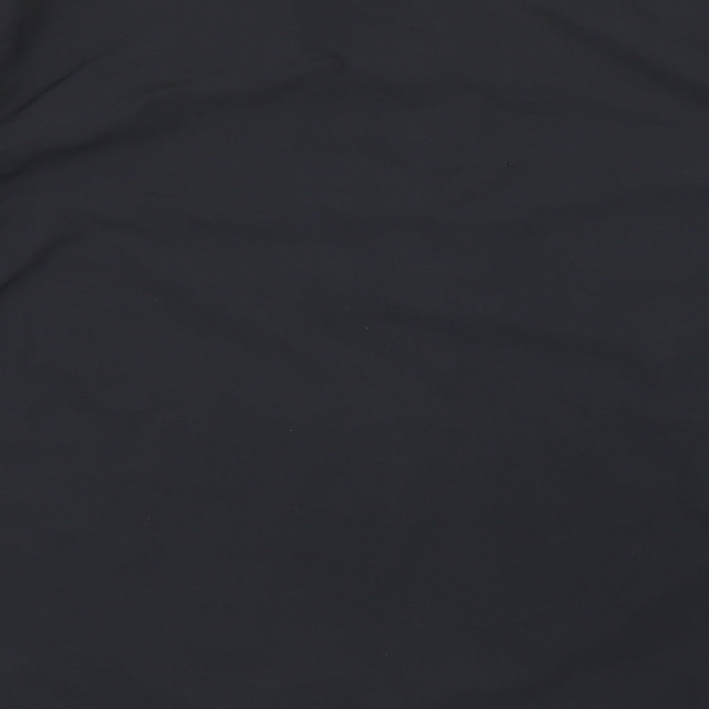 Ashworth Womens Black Polyester Pullover Sweatshirt Size S Zip