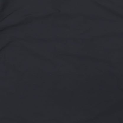 Ashworth Womens Black Polyester Pullover Sweatshirt Size S Zip