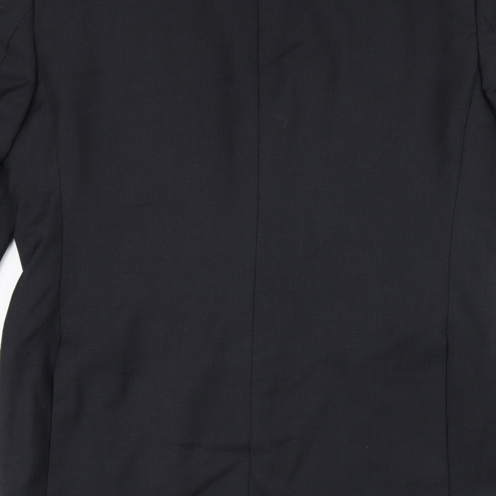 Mens UK Size 38 Howick Tailored Regular Black Suit Jacket