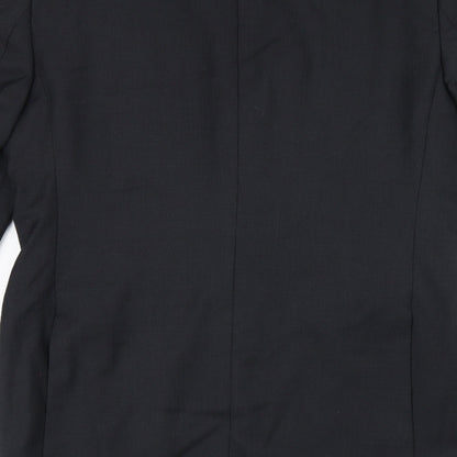 Mens UK Size 38 Howick Tailored Regular Black Suit Jacket