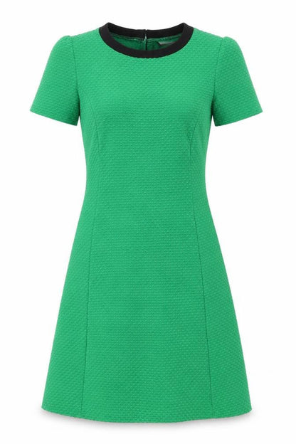 Dorothy Perkins Womens Green Polyester A-Line Size 6 Round Neck Pullover