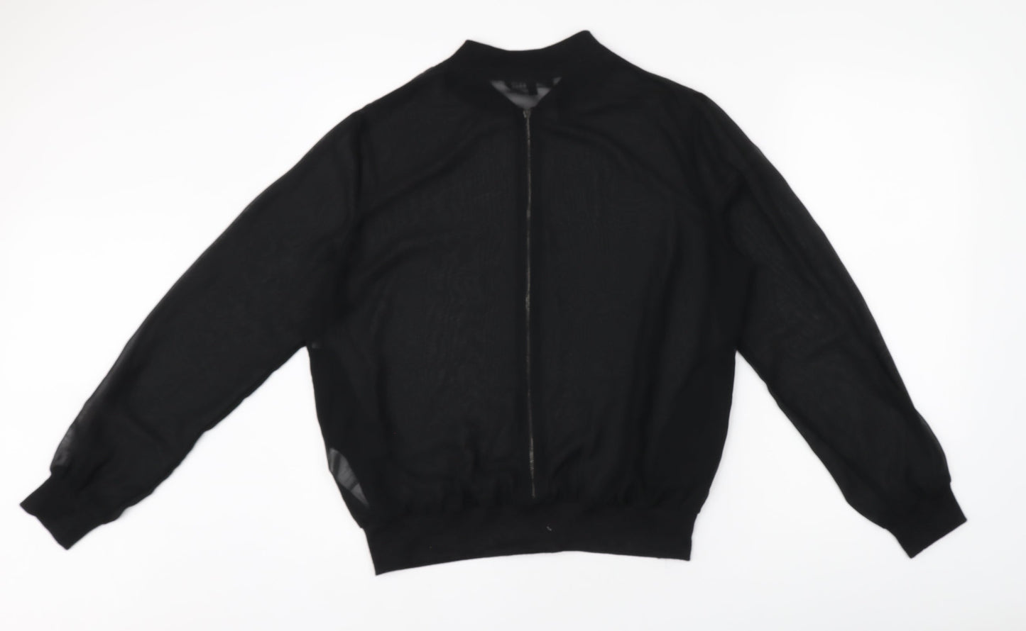 Cameo Rose Womens Black Jacket Size 12 Zip