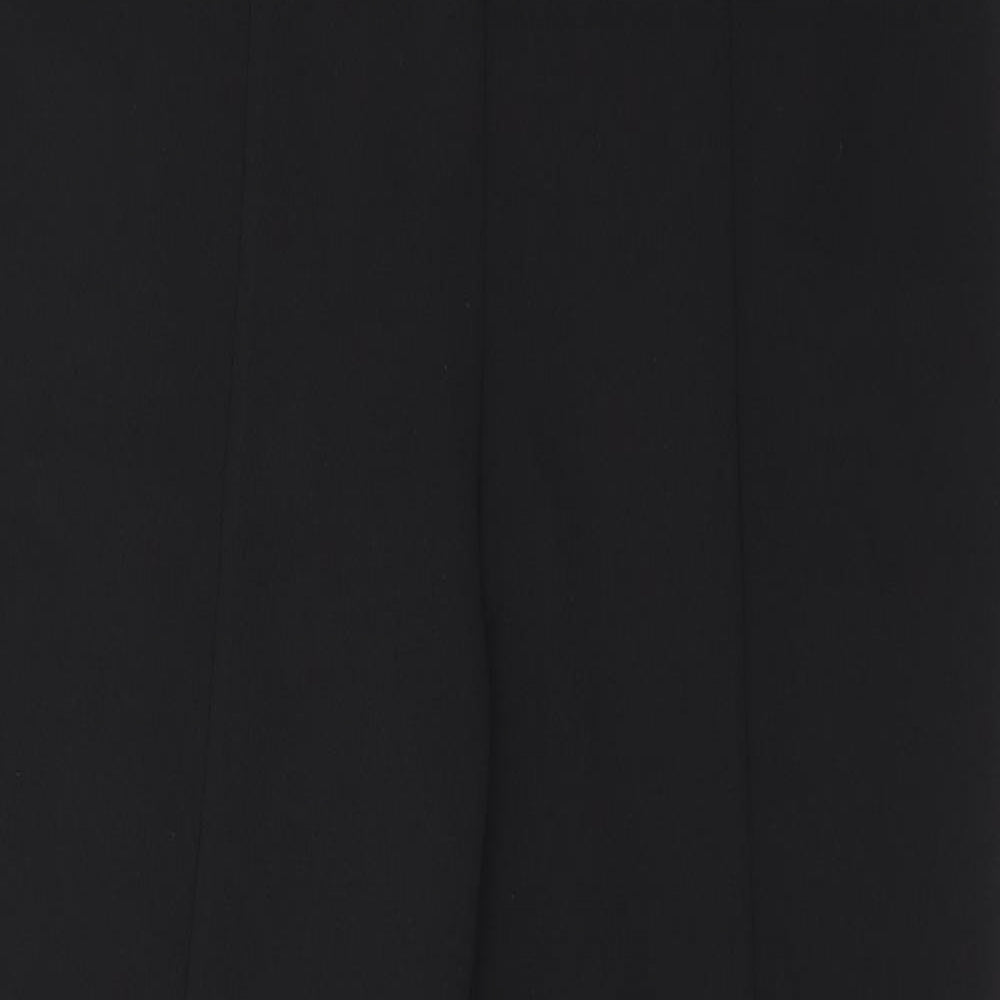 Womens UK Size L H&M Regular Fit Dress Pants Black Trousers