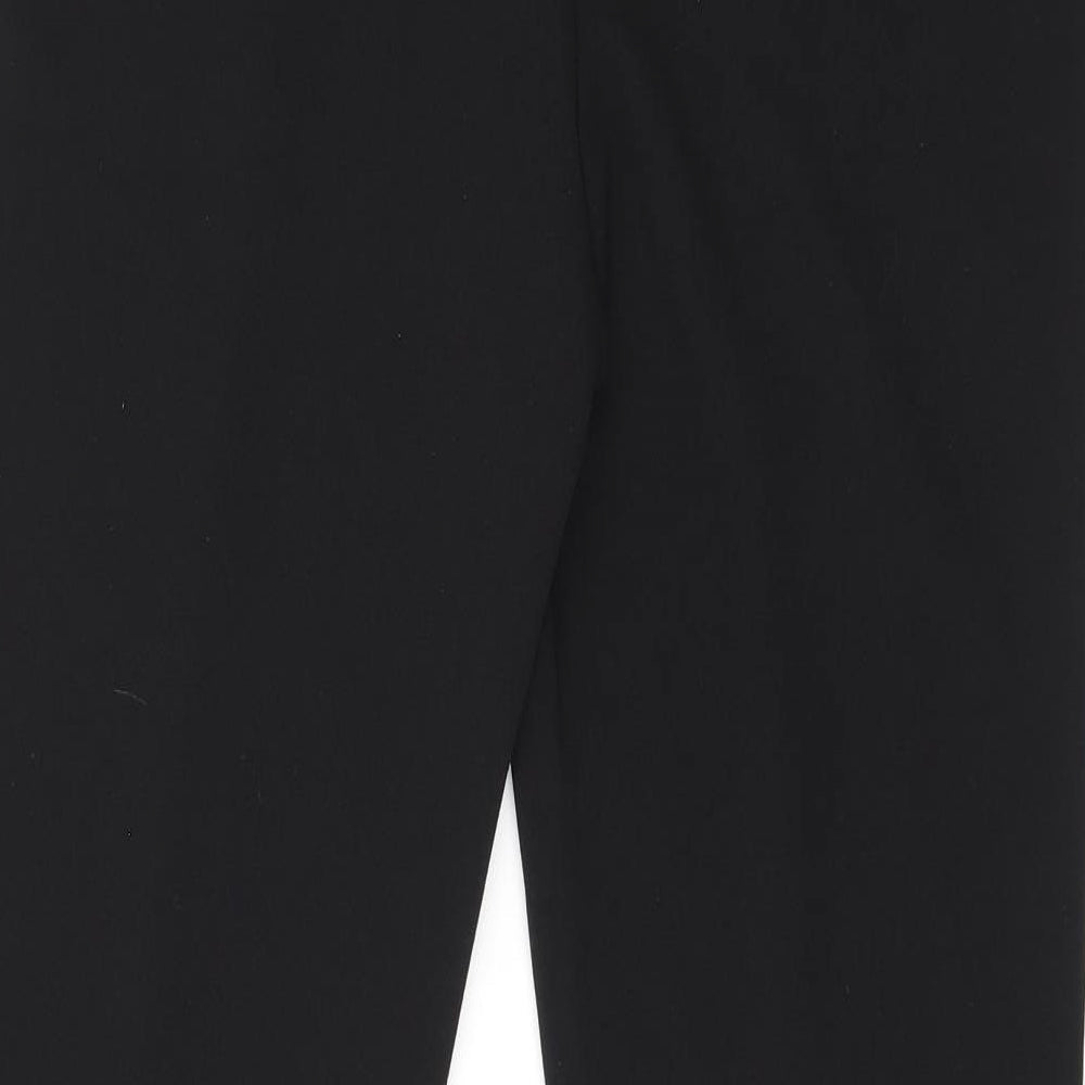 Womens UK Size L H&M Regular Fit Dress Pants Black Trousers