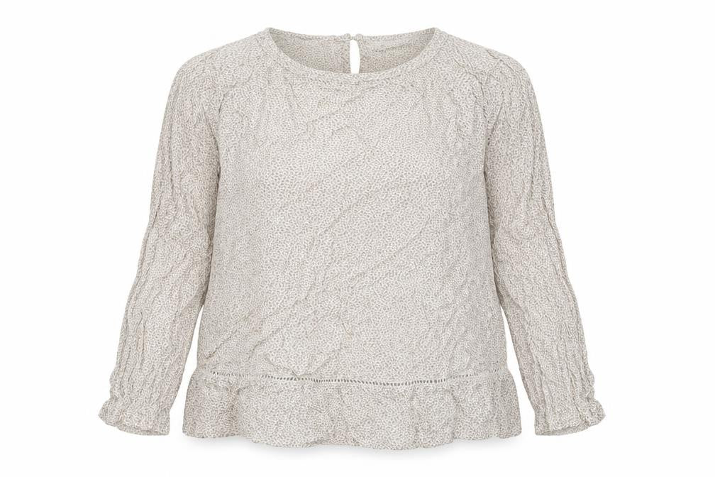 Womens UK Size 16 Marks and Spencer Beige Basic Blouse