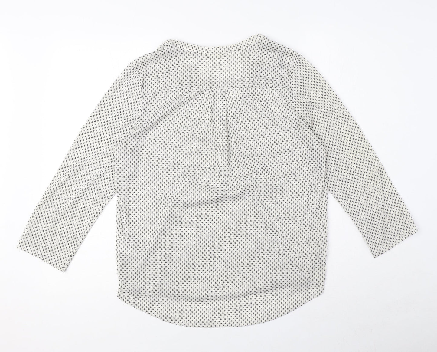 Womens UK Size S H&M White Basic Blouse