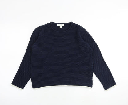 Womens UK Size S Marks and Spencer Blue Pullover Jumper
