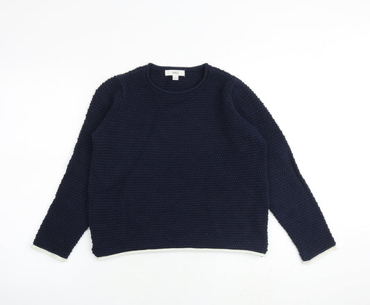 Womens UK Size S Marks and Spencer Blue Pullover Jumper