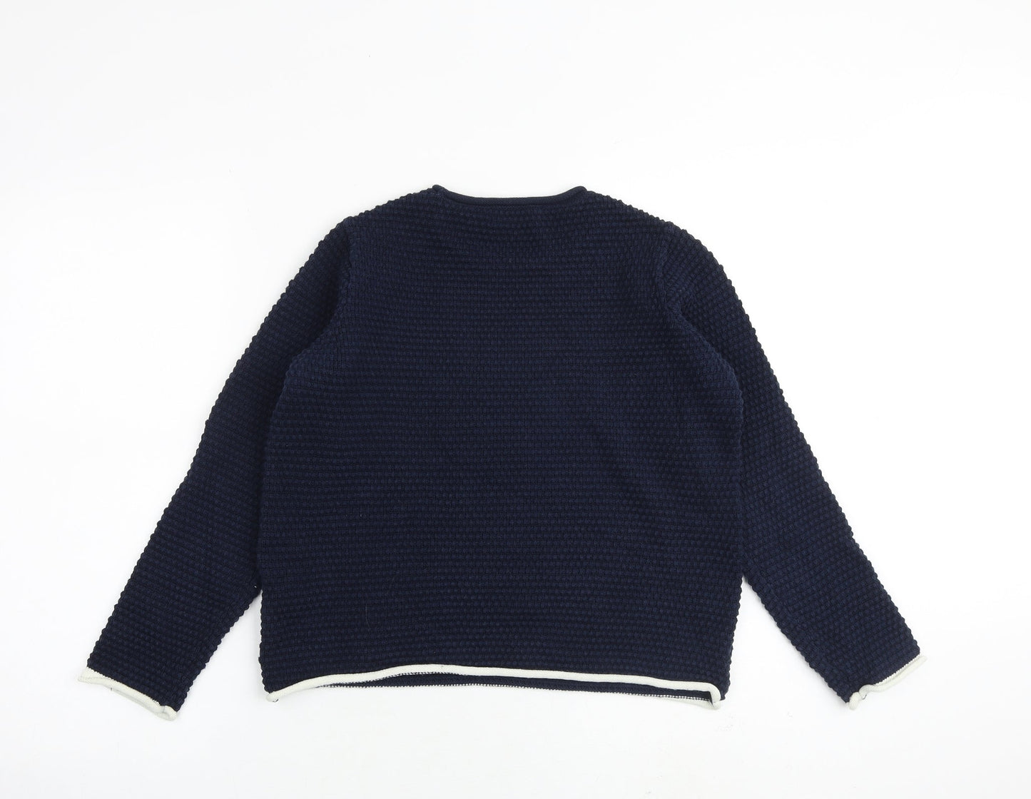 Womens UK Size S Marks and Spencer Blue Pullover Jumper