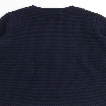 Womens UK Size S Marks and Spencer Blue Pullover Jumper