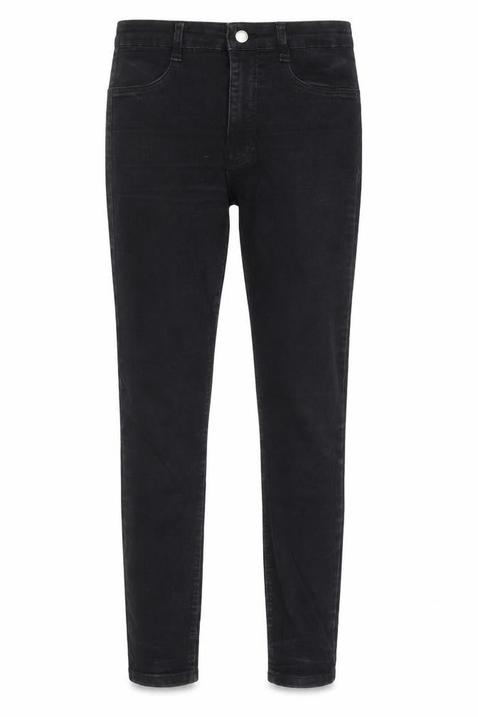 Womens UK Size 8 Zara Regular Fit Straight Black Jeans