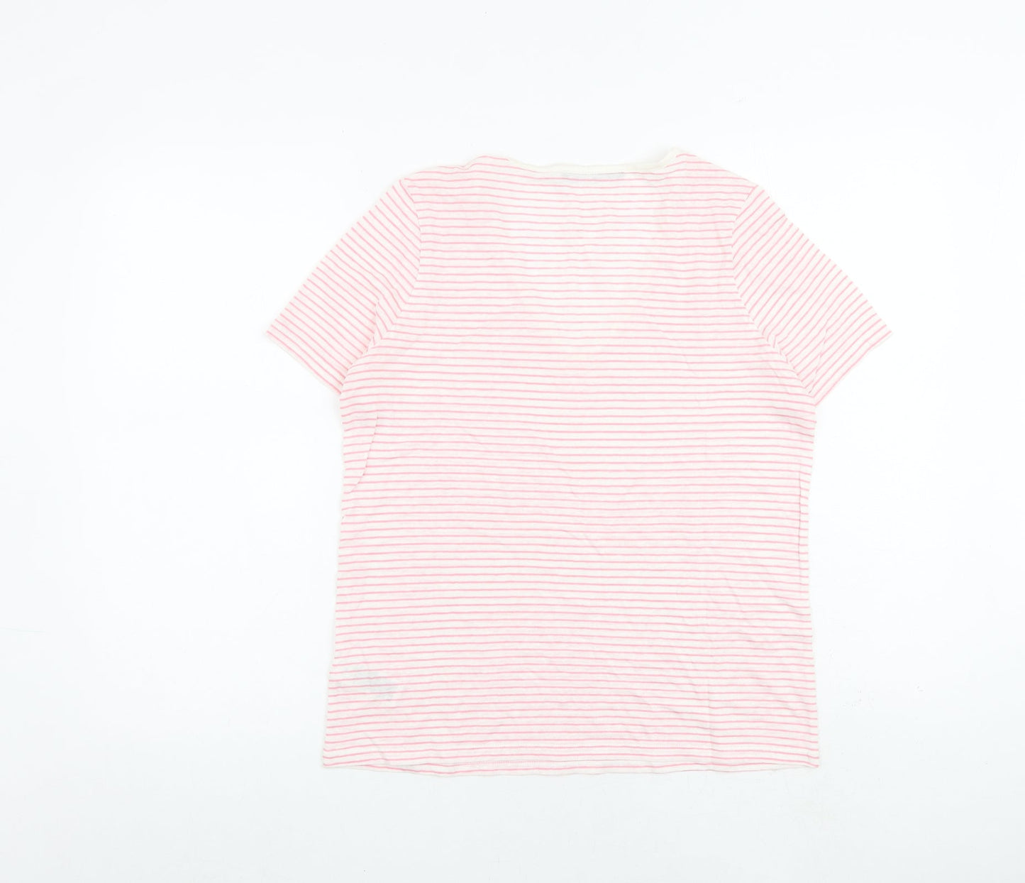 Womens UK Size 8 Marks and Spencer Pink Basic T-Shirt