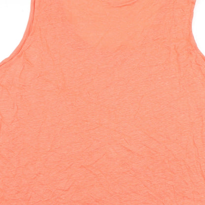 Autograph Womens Pink Flax Basic Tank Size 24 Round Neck