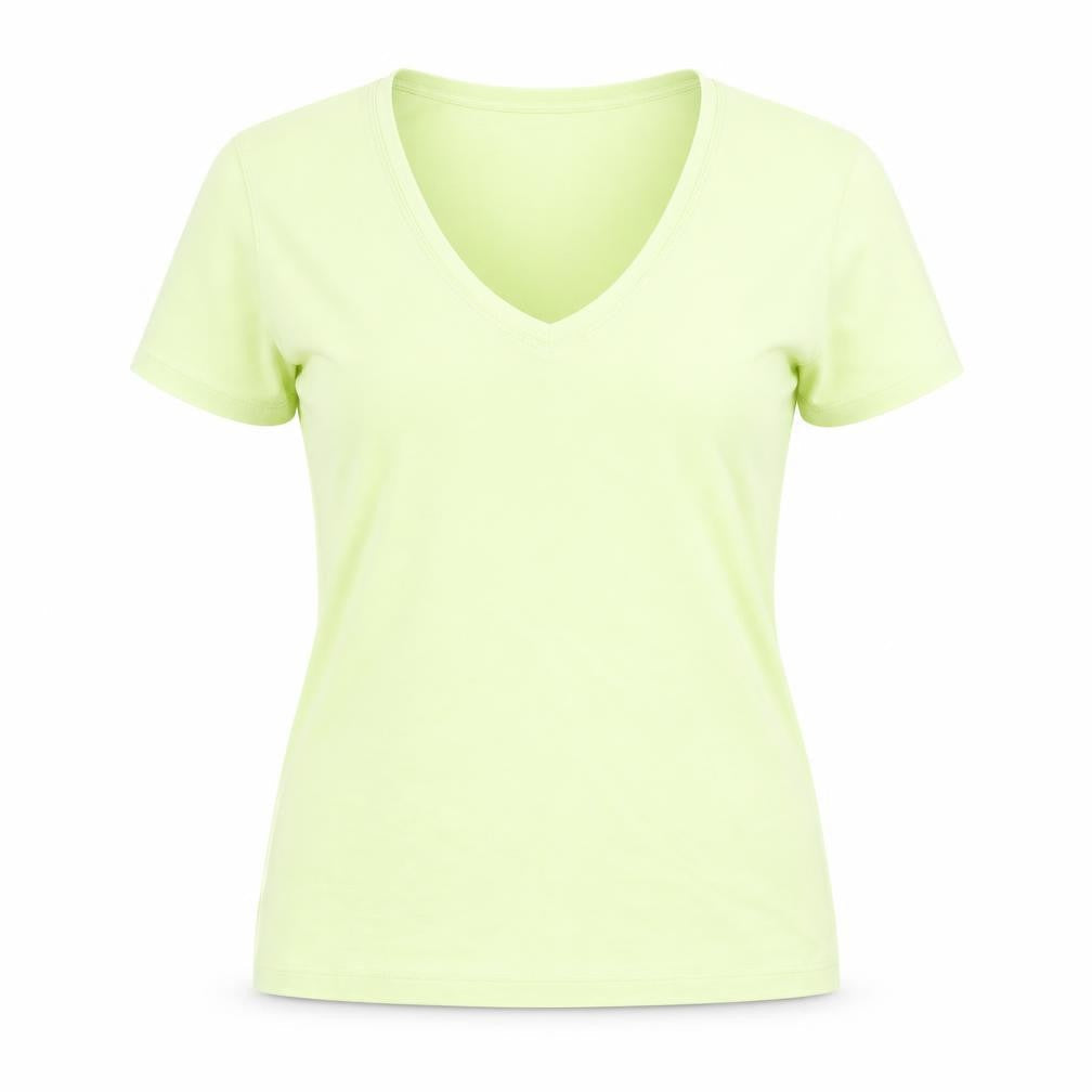 Womens UK Size 6 Marks and Spencer Yellow Basic T-Shirt