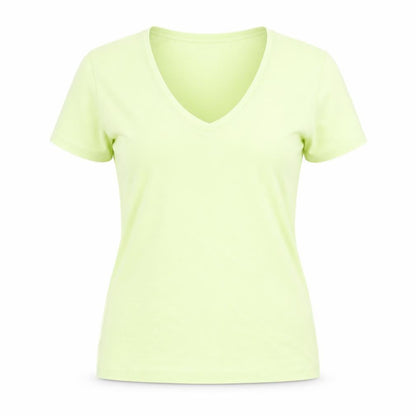Womens UK Size 6 Marks and Spencer Yellow Basic T-Shirt