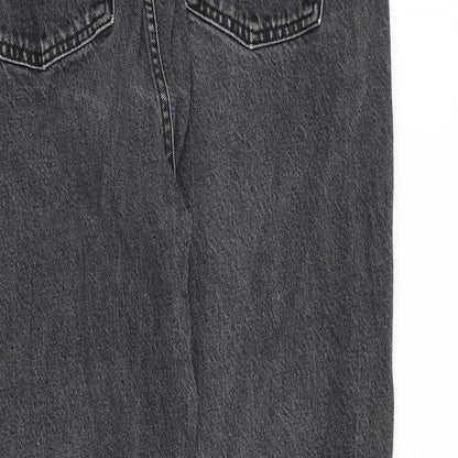 BDG Womens Grey Cotton Mom Jeans Size 32 in L32 in Regular Zip