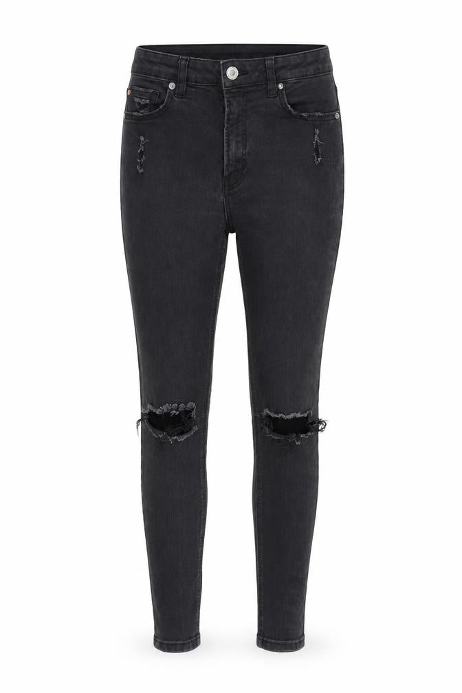 Womens UK Size 12 Denim & Co. Regular Fit Skinny Grey Jeans