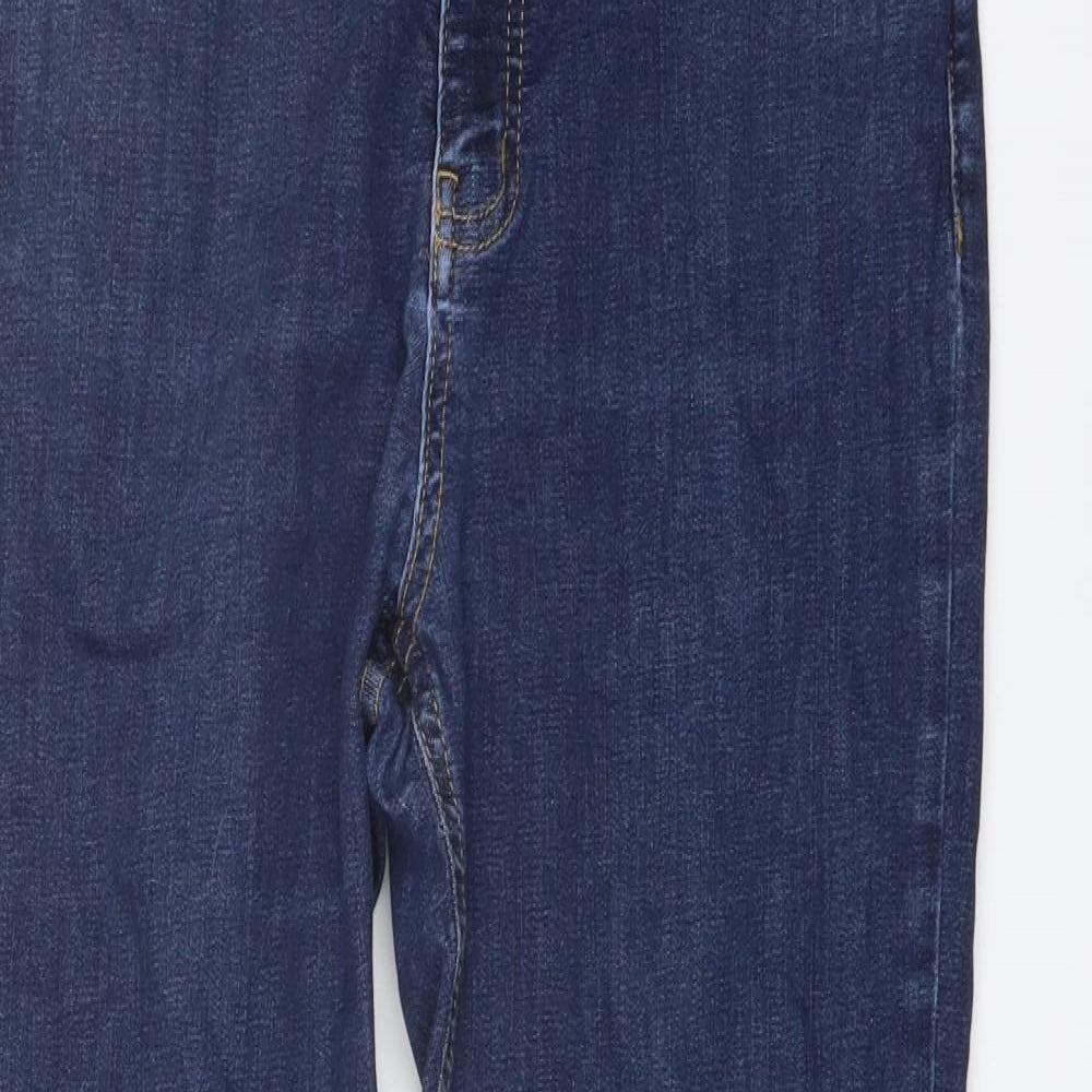 Kite Womens Blue Cotton Skinny Jeans Size 12 L28 in Regular Button