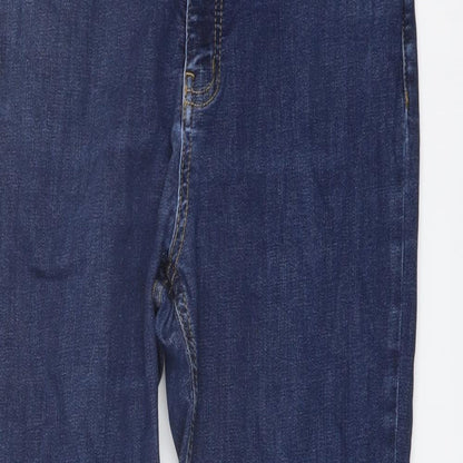Kite Womens Blue Cotton Skinny Jeans Size 12 L28 in Regular Button
