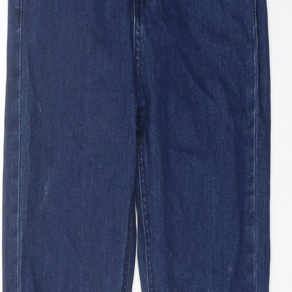Womens UK Size 8 The Rockn Rev Regular Fit Skinny Blue Jeans