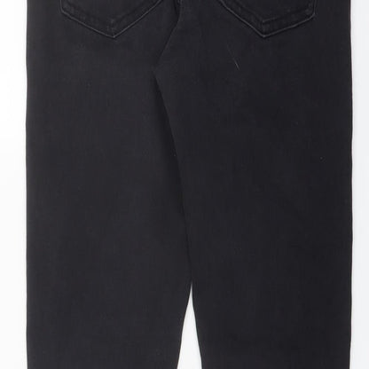 Denim & Co. Womens Grey Cotton Skinny Jeans Size 10 L25 in Regular Button