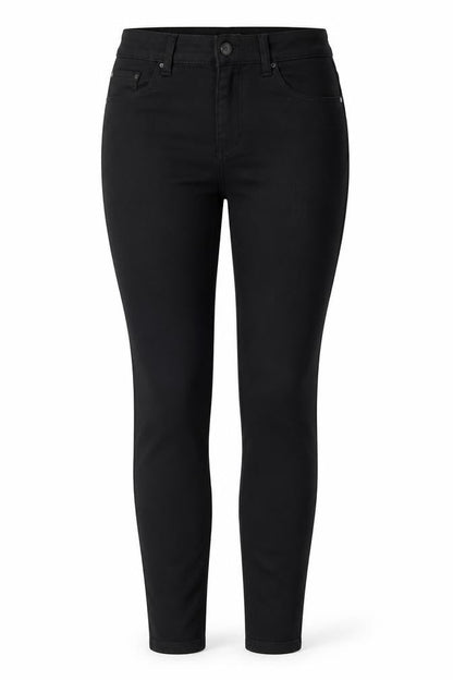 Womens UK Size 10 Denim & Co. Regular Fit Skinny Black Jeans
