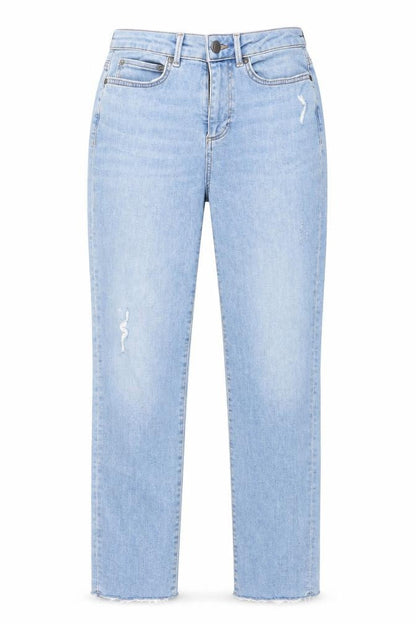 Womens UK Size 8 Mint Velvet Regular Fit Mom Blue Jeans