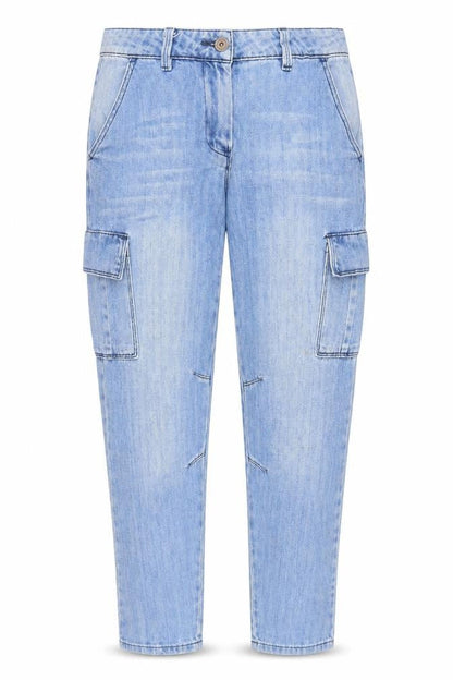 Womens UK Size 10 NEXT Regular Fit Tapered Blue Jeans