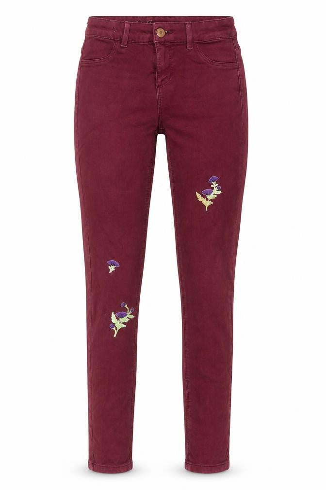 Womens UK Size 10 Oasis Regular Fit Skinny Purple Jeans