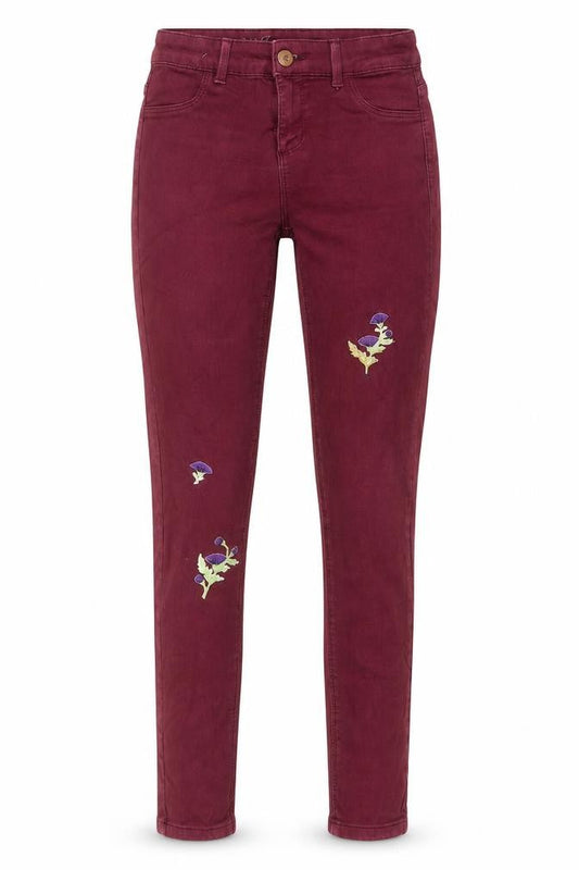 Womens UK Size 10 Oasis Regular Fit Skinny Purple Jeans