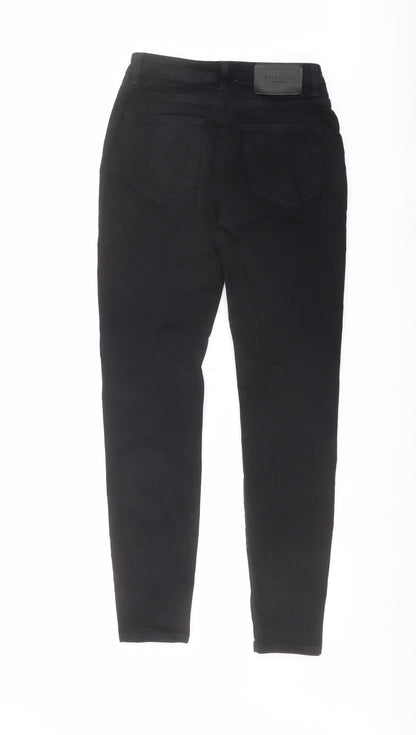 Womens UK Size 28 in Selected Regular Fit Skinny Black Jeans