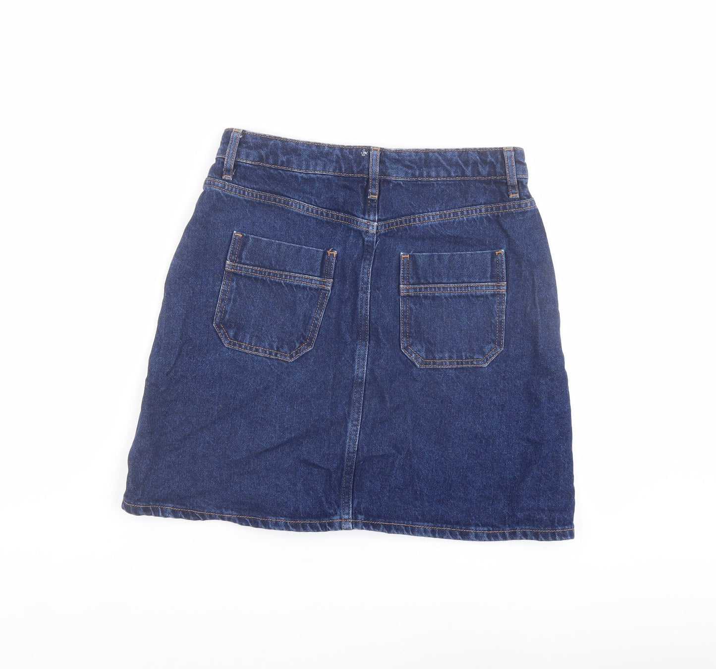 Womens UK Size 8 Denim & Co. A-Line Denim Skirt