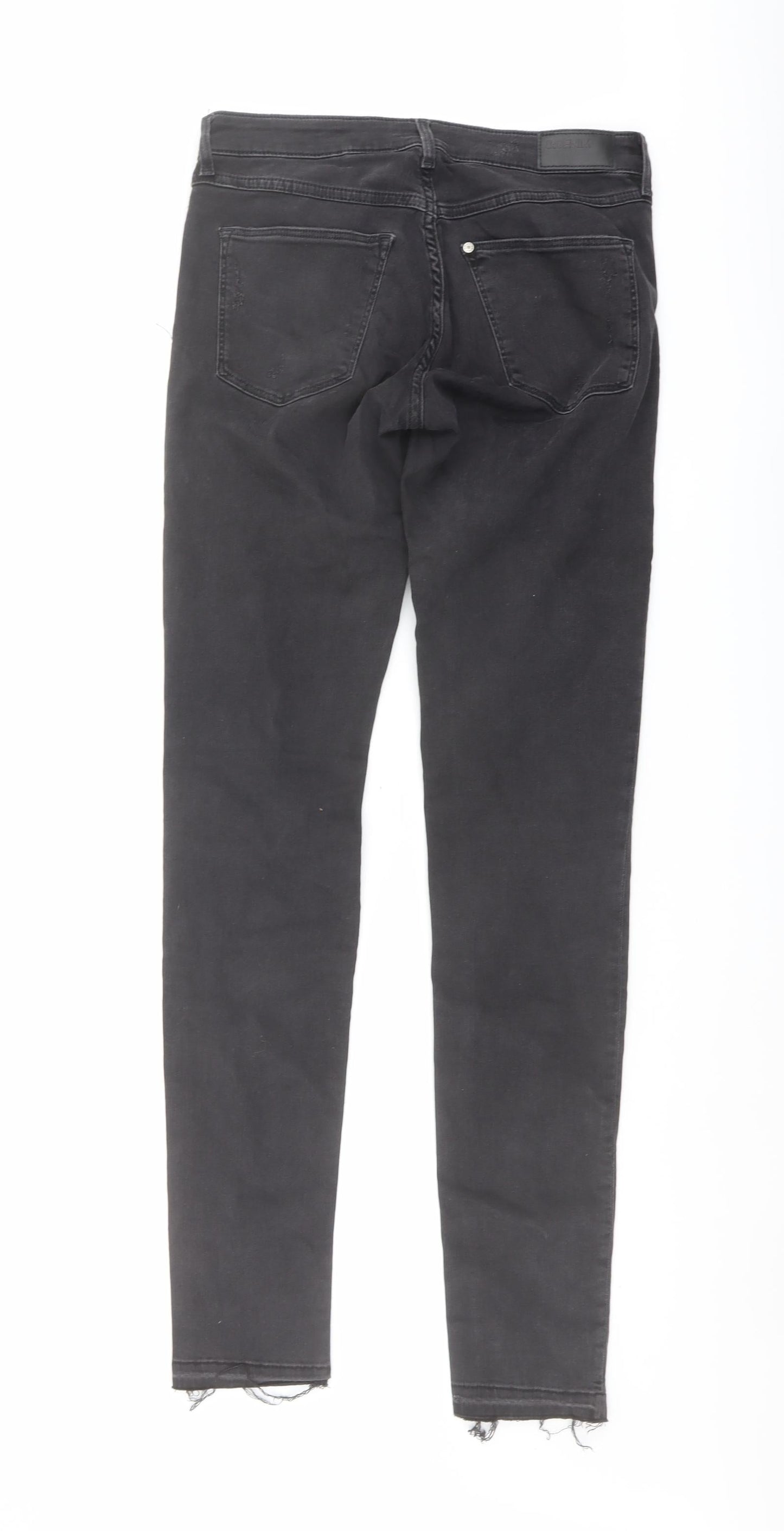 Womens UK Size 28 in H&M Regular Fit Skinny Grey Jeans
