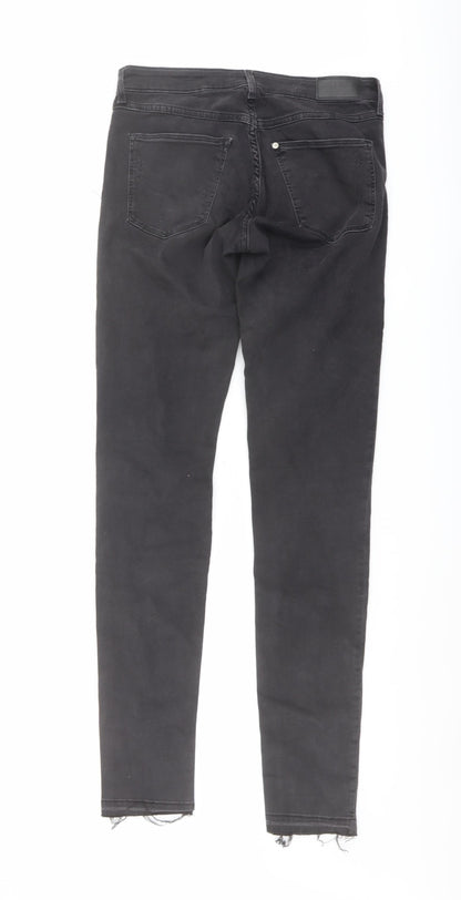 Womens UK Size 28 in H&M Regular Fit Skinny Grey Jeans