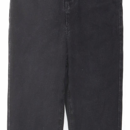 Denim & Co. Womens Grey Cotton Skinny Jeans Size 12 L27 in Regular Button